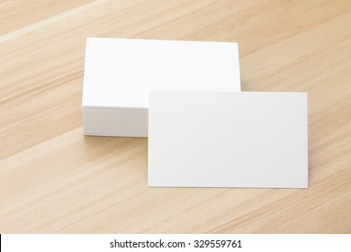 Business Card At The Desk