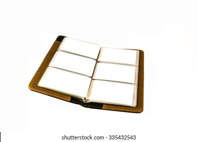 Business Card Leather File