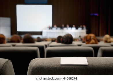 Business card on the chair. - Powered by Shutterstock