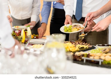 Business catering food for company formal celebration close-up - Powered by Shutterstock