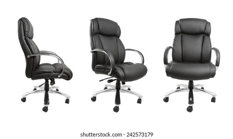 Business chair isolated on plain background
