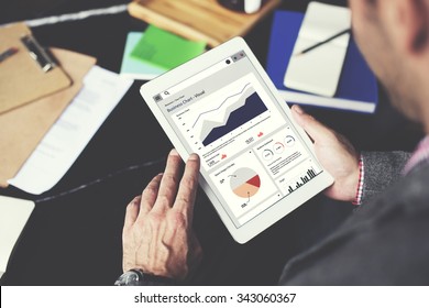 Business Chart Report Statistic Planning Analysis Concept - Shutterstock ID 343060367