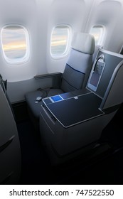 Business Class Airplane Interior