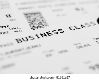 Business Class Ticket