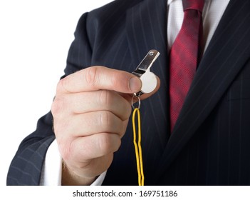 Business Coach With Whistle