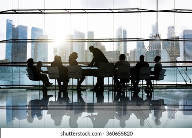 Business Collaboration Corporate Colleagues Partner Concept Stock Photo ...