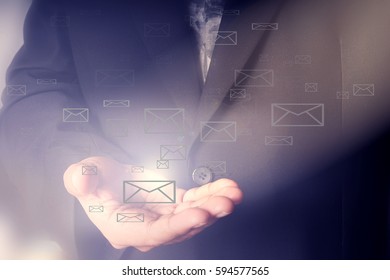 Business communication concept. - Shutterstock ID 594577565