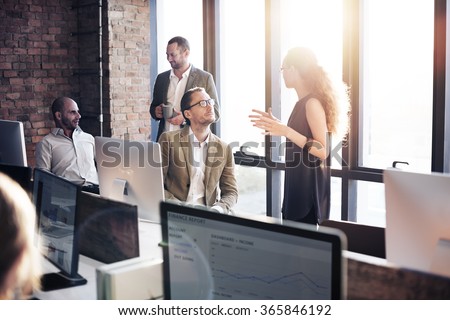 Business Communication Connection Working Concept