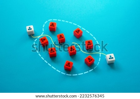 Business communication through risks of interception threat. Secure communications and data transfer. Industrial and financial espionage. Spies and hackers in internet. Protected connection channel