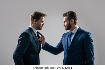 Two Angry Businessmen Standing Face Face Stock Photo 1927964186 ...