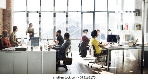 Business Computer Communication Teamwork Concept - Shutterstock ID 395165170