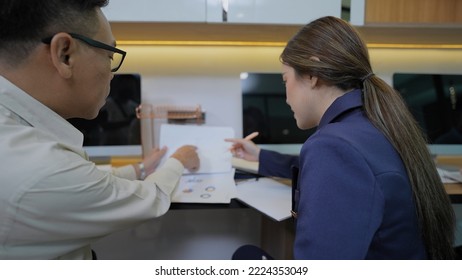 Business concept of 4k Resolution. Asian people working together in the office. - Shutterstock ID 2224353049