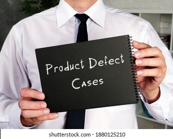 Business concept about Product Defect Cases with phrase on the sheet. - Shutterstock ID 1880125210