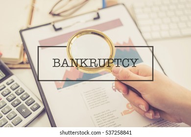 BUSINESS CONCEPT: BANKRUPTCY