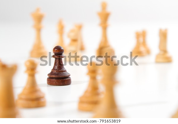 Business Concept Chess Black Sheep Family Stock Photo Edit Now