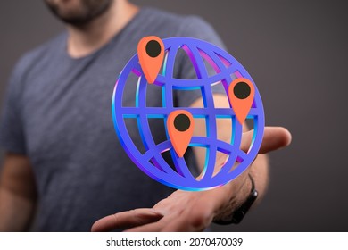 Business concept of Global network connection