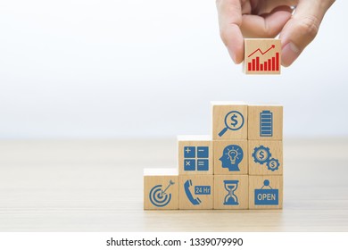 Business Concept Growth Success Process Stock Photo 1339079990 ...