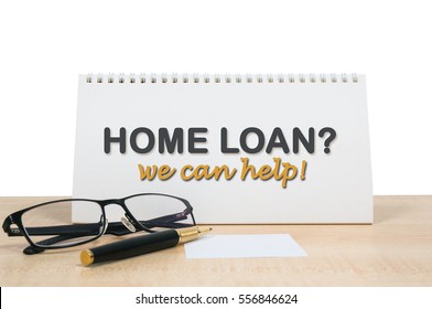 Business concept: home loan