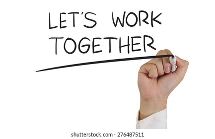 1,271 Lets work together Images, Stock Photos & Vectors | Shutterstock