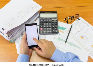 Business concept, Business man working with paperwork