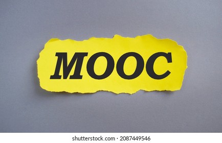 Business Concept, MOOC As Massive Open Online Course