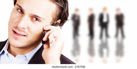 business concept photo depicting communications and team work