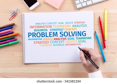 Business Concept: Problem Solving Word Cloud