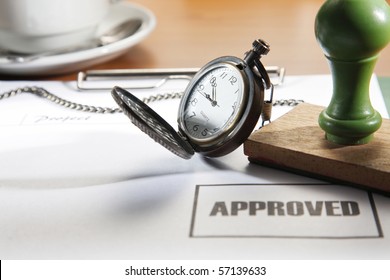 Business Concept Of The Process Of Loan Approved