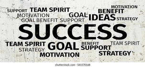 Business Concept: Success Word Cloud