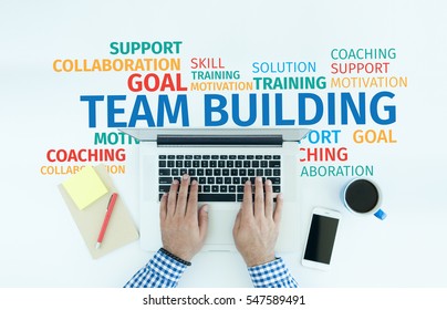 Business Concept Team Building Word Cloud Stock Photo 547589491 ...