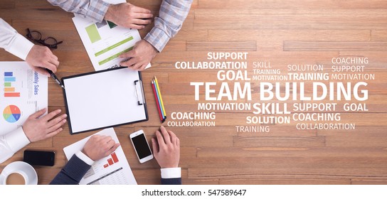 Business Concept Team Building Word Cloud Stock Photo 547589647 ...