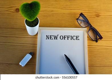 Business Concept With Text Written New Office