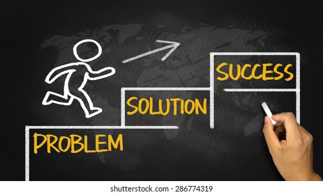 Business Conceptproblem Solution Success Stock Photo 286774319 ...