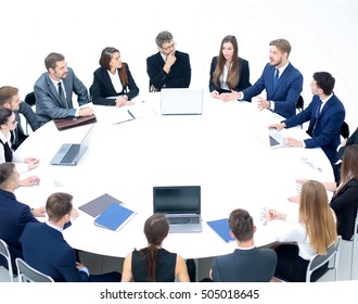 Business Conference. Business Meeting. Business People In Formal