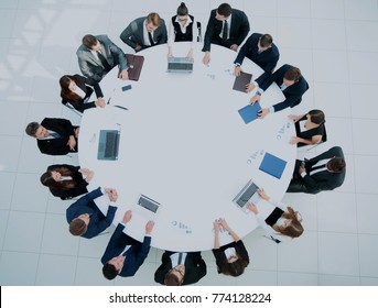 Business Conference. Business Meeting. Business People In Formal