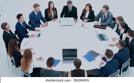 Business Conference. Business Meeting. Business People In Formal