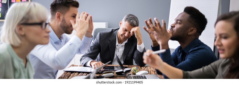 Business Conflict Argument And Stress. Bully Blame - Shutterstock ID 1921199405