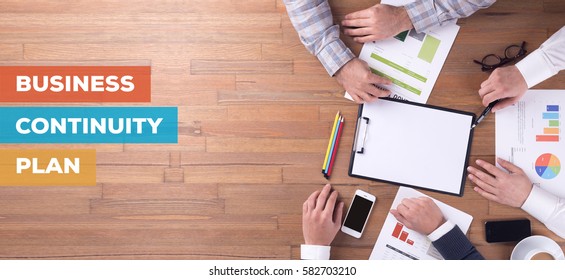 BUSINESS CONTINUITY PLAN CONCEPT - Shutterstock ID 582703210