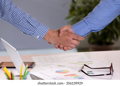 Business Deal Handshake Agrement Concept