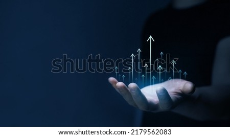 Business development to success, profit and growing growth plan. Foto stock © 