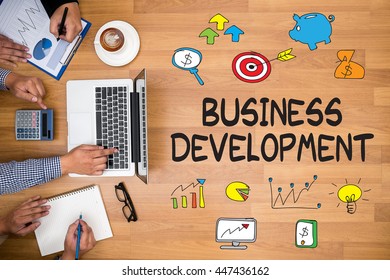 Business Development Business Team Hands Work Stock Photo (Edit Now ...