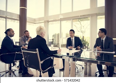 Business Discussion Meeting Presentation Briefing - Shutterstock ID 571432042