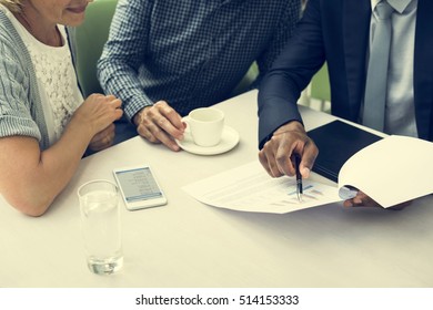 Business Discussion Talking Deal Concept - Shutterstock ID 514153333