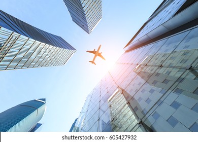 Business district with modern skyscrapers in shanghai - Powered by Shutterstock