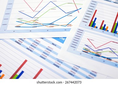 Business document. Financial data of the company