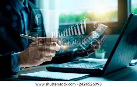 Business finance and investment, Analyze economic growth charts for informed business finance decisions and financial decision-making. Stock Market report, Strategy, Data Collection, Forecasting