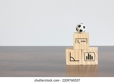 Business In Football Club And Soccer Team Manager, Sport Betting Concept 