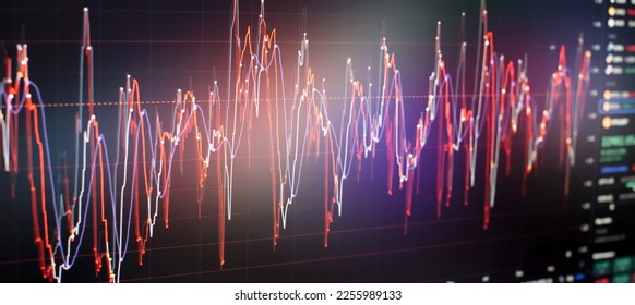 Business graph background. Financial stock market graph on technology - Shutterstock ID 2255989133