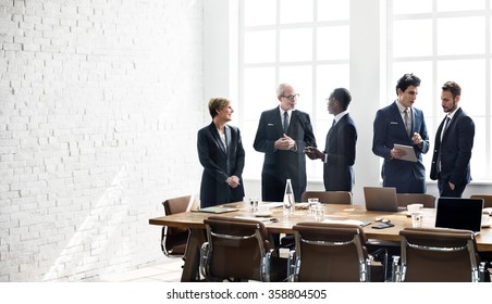 Business Group Meeting Discussion Strategy Working Concept