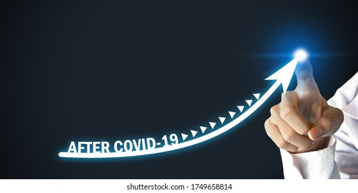 Business Growth Analysis After Covid-19, Business Concept, After Covid19 Period